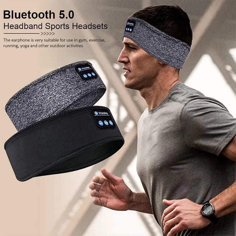 Wireless Bluetooth Sleep Headband with Integrated Sleep Mask & Headphones