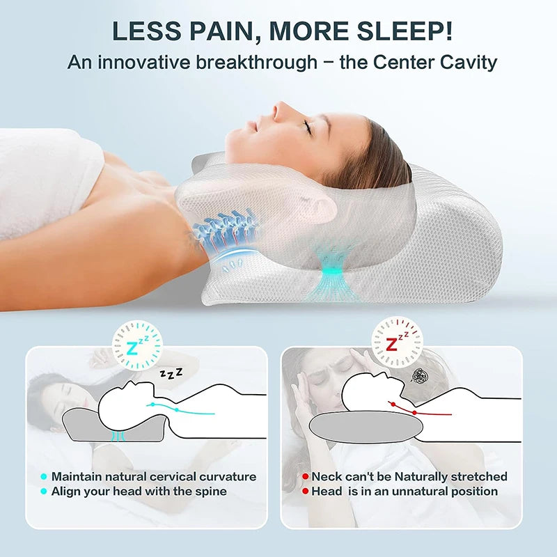 Orthopaedic Wellness Pillow for Restorative Sleep