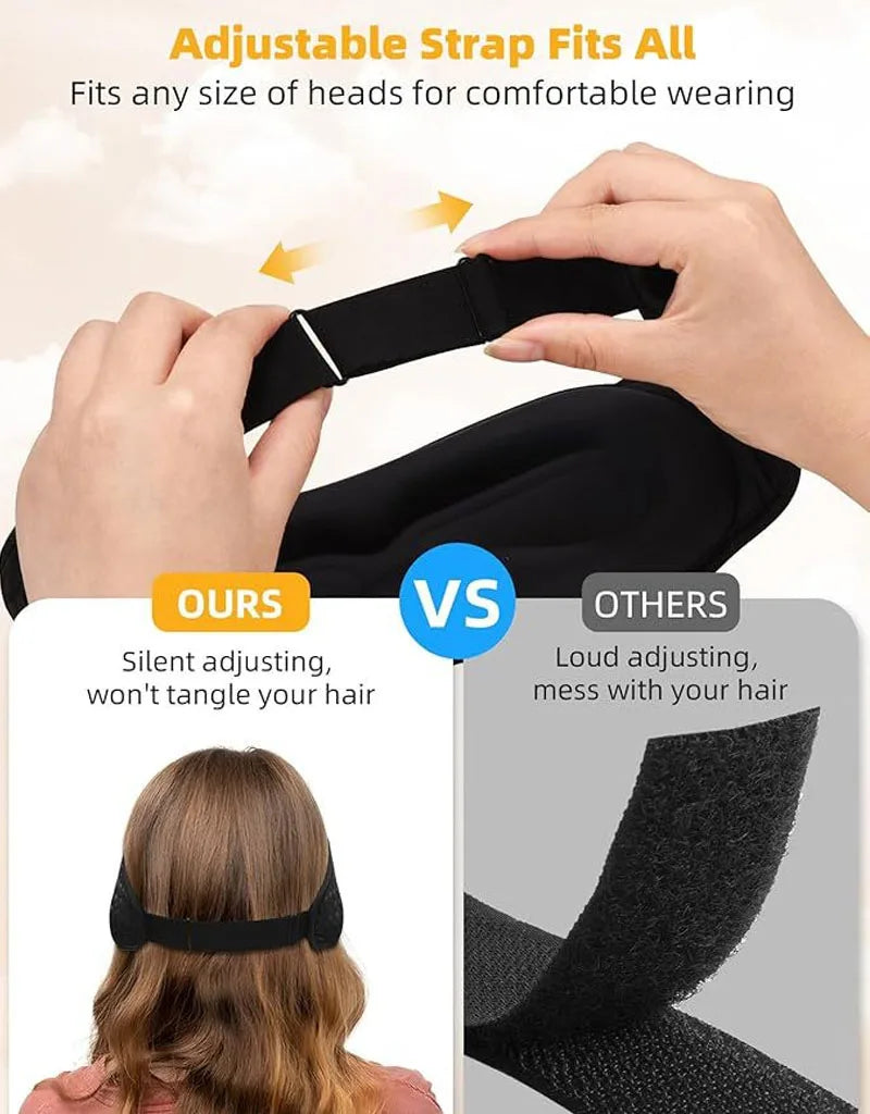 Sleep Eye Mask With Bluetooth Headphones And Microphone