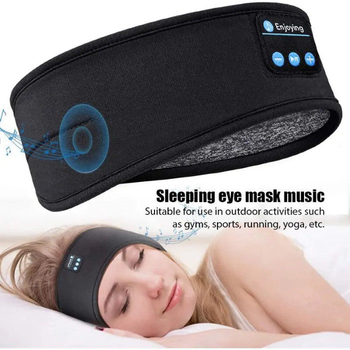 Wireless Bluetooth Sleep Headband with Integrated Sleep Mask & Headphones