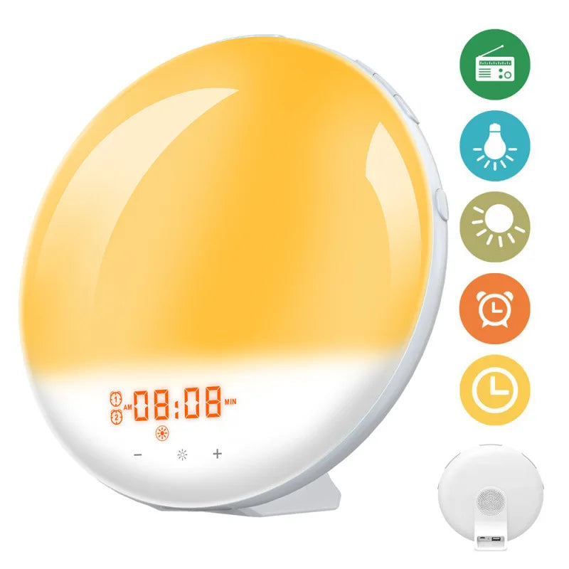 Smart Sunrise Wake-Up Light Alarm Clock